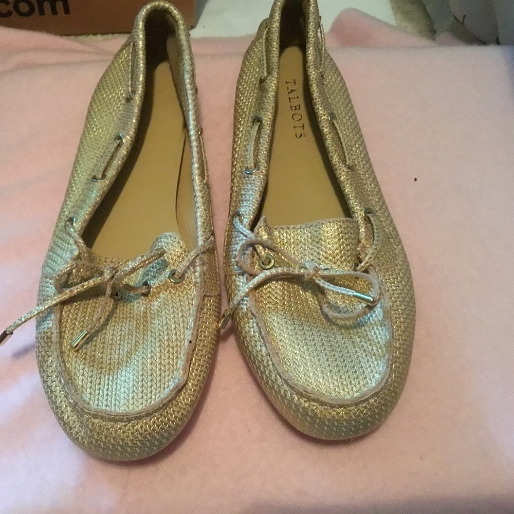 NWOB Talbots driving moccasins